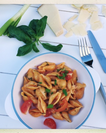 One Pot Pasta, einfach, alles in einem Topf, gesund, Trend