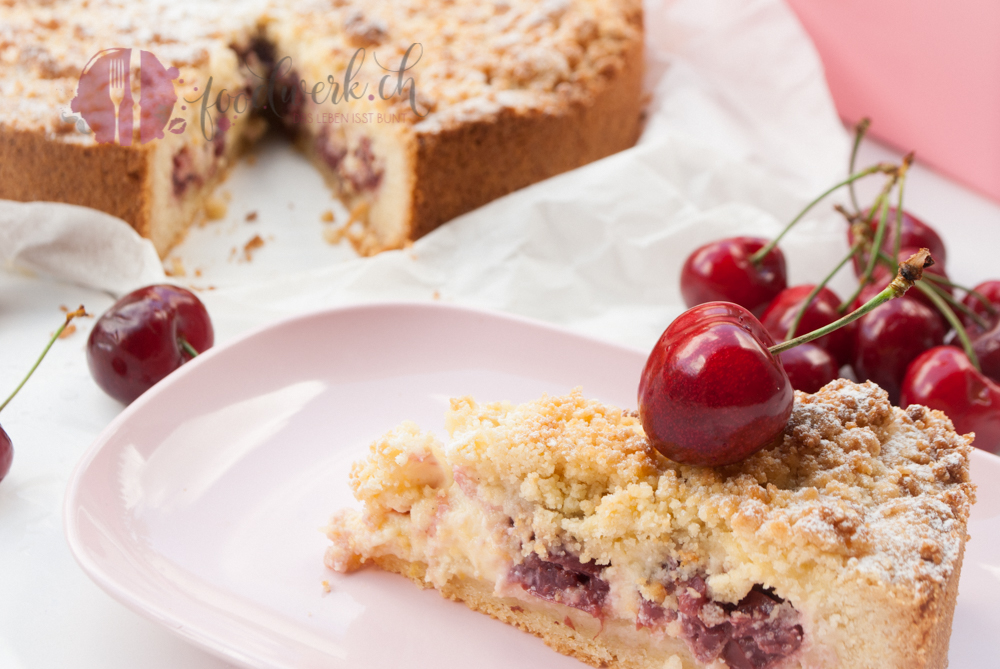 Kirschen, Streusel, foodwerk.ch, Ricotta