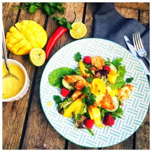 Hähnchen, Mango, Salat, foodwerk.ch