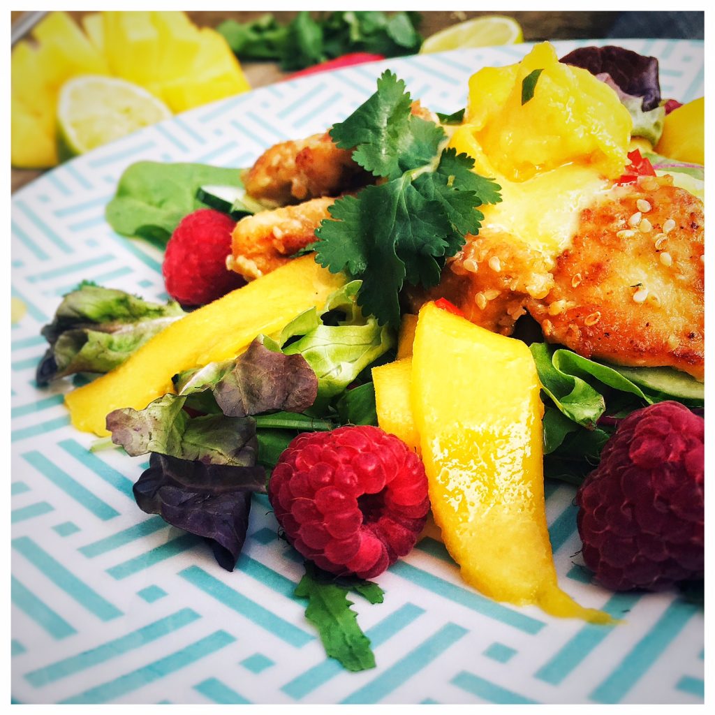 Hähnchen, Mango, Salat, foodwerk.ch