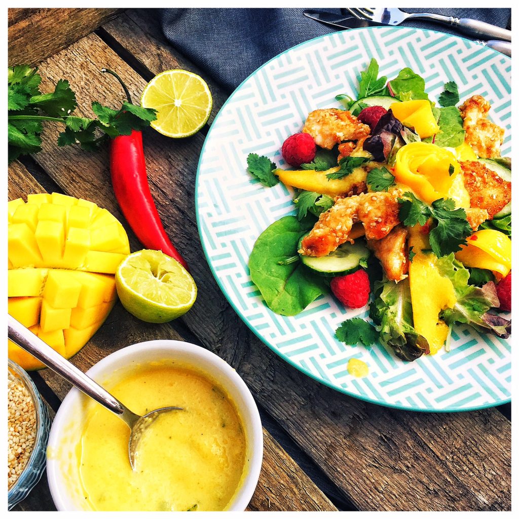 Hähnchen, Mango, Salat, foodwerk.ch