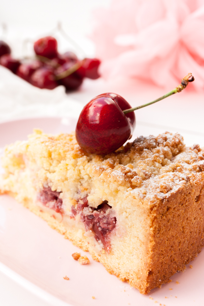 Kirschenkuchen, Streusel, Frischkäse, foodwerk.ch