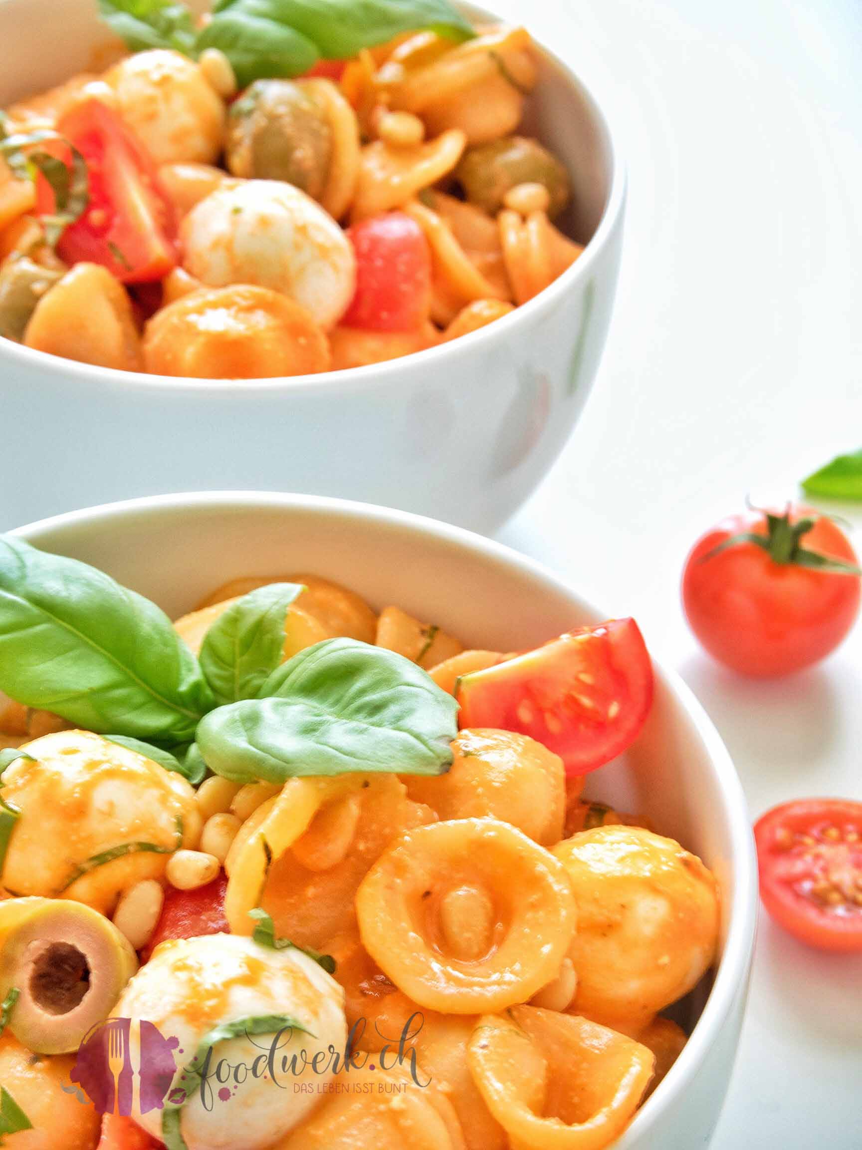 Toskanischer Pasta-Salat mit Orecchiette | Food-Blog Schweiz | foodwerk.ch