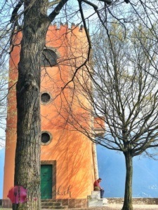 turm während dem foxtrail in lugano