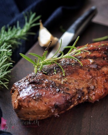 schweinefilet vom grill mit balsamico rosmarin marinade