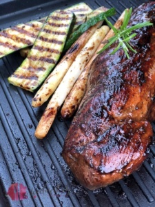 schweinefilet vom grill mit balsamico rosmarin marinade