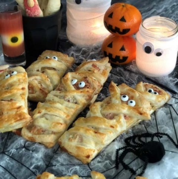 Halloween Snack aus Blätterteig