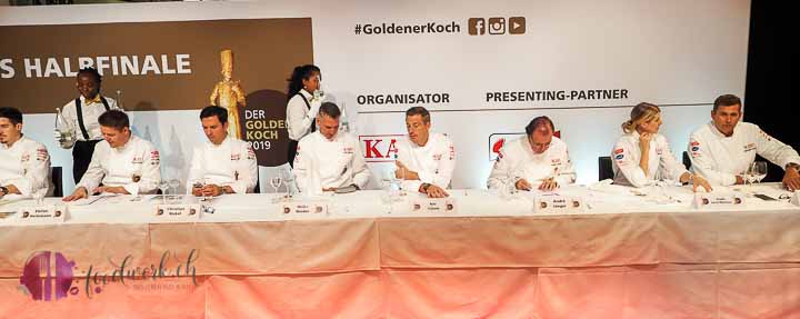 Die Jury im Halbfinale des goldenen Koch