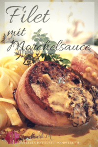 Morchelsauce mit Filet Medaillon