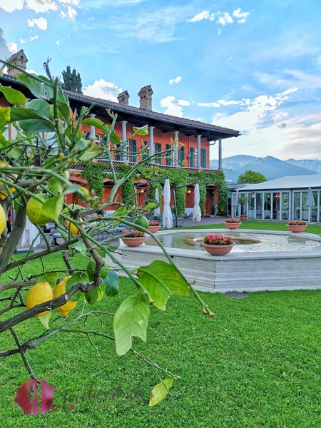 Ristorante Principe Leopoldo von aussen im Garten