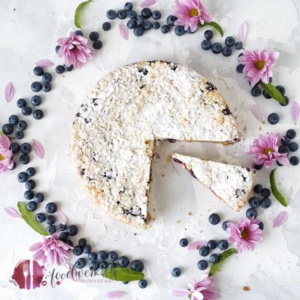 Blaubeerkuchen nach Omas Rezept mit STreuseln