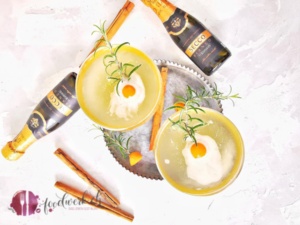 Rimuss Secco mit Pumpkin Spice Sirup von oben