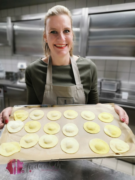 Caro mit selbst hergestellten Ravioli