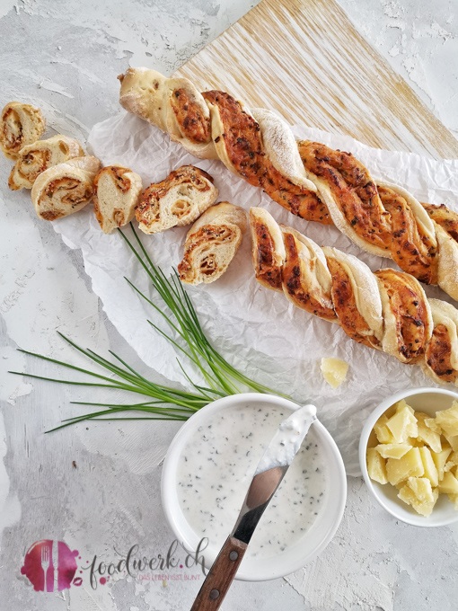 Twist Apero Stangen mit Schnittlauch und Dinkel