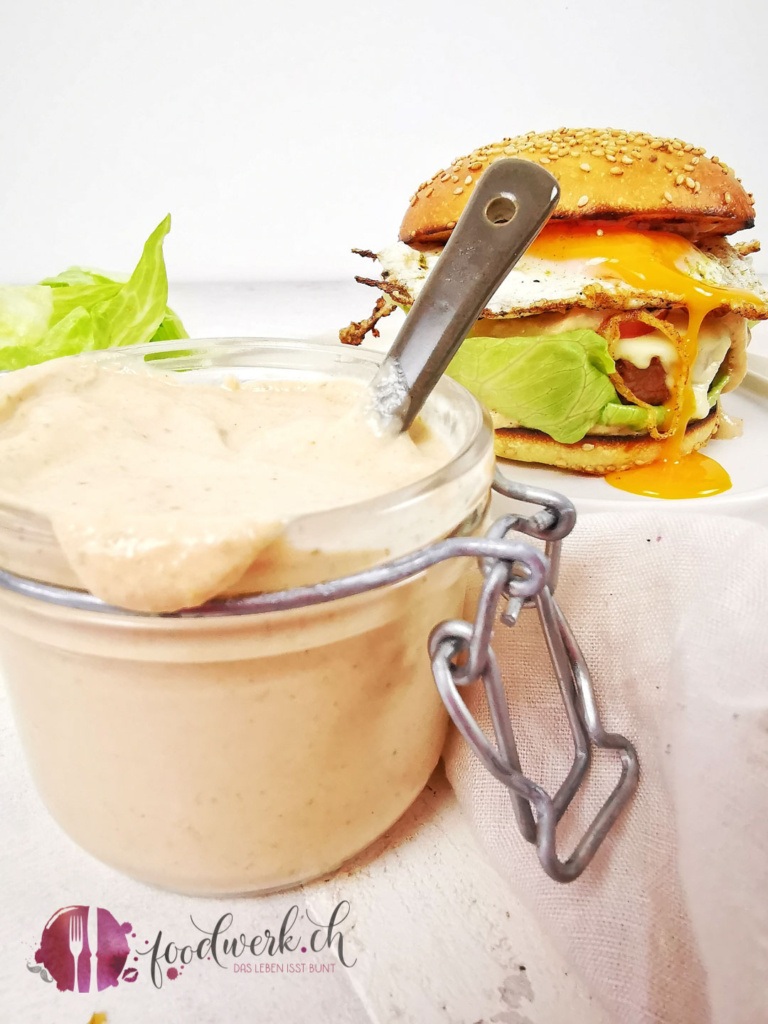 Beste Burger Sauce mit noch einfacherer Zubereitung