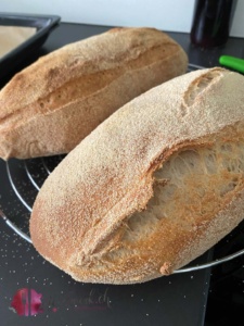 fertig gebackenes Ciabatta