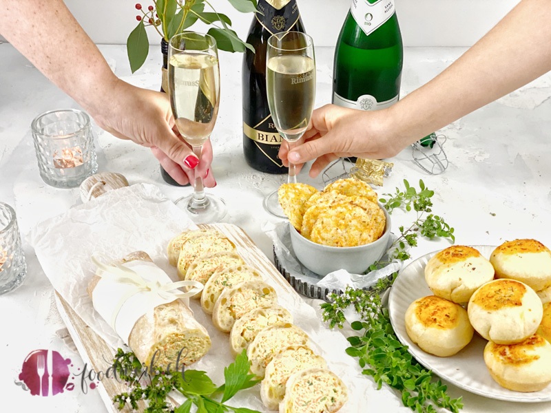 Fingerfood Snacks mit Rimuss Bianco Dry und Rimuss Champion Bio
