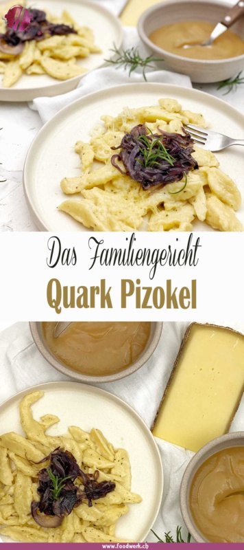 Pinterest Pin für Quark Pizokel