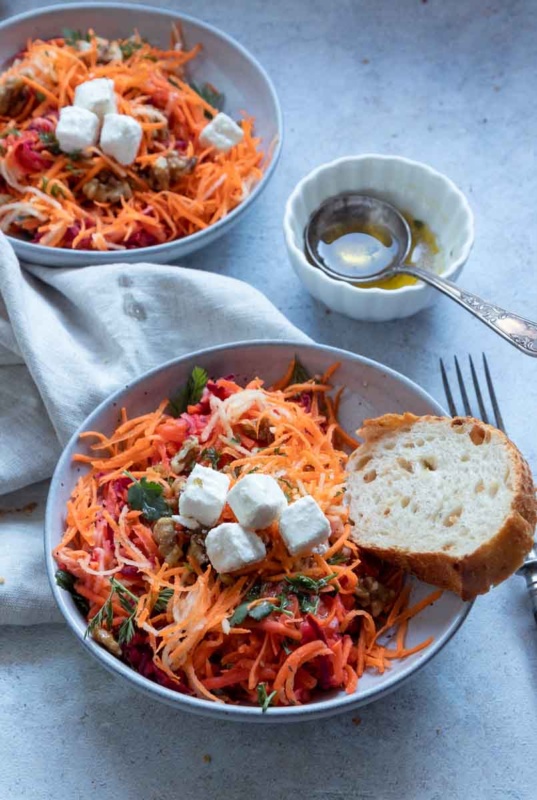 Rezept Karottensalat mit Apfel Naschen mit der Erdbeerqueen