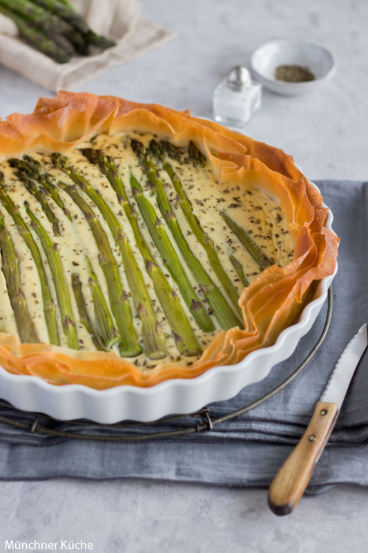 Spargel Quiche Tarte Vegetarisch Muenchner Kueche 4