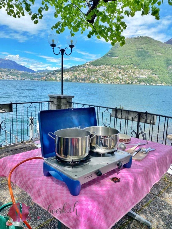 Kochen im Grotto san rocco