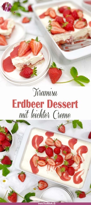 Erdbeer Dessert Tiramisu Pin für pinterest
