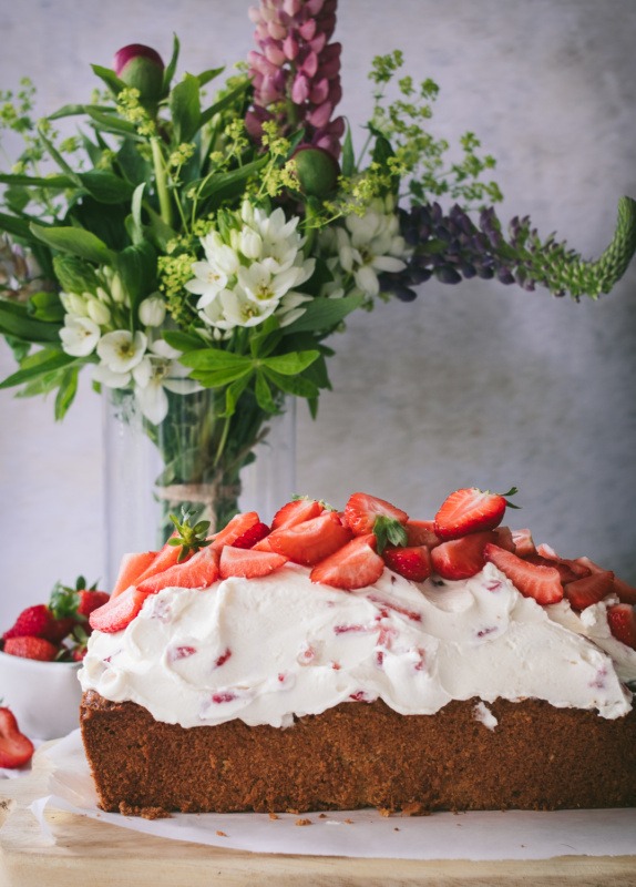 Erdbeerkuchen mit Mascarpone Naschen mit der Erdbeerqueen