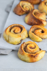 Zimtschnecken einfaches Rezept Hefeteig von ÜberSee-Mädchen Foodblog vom Bodensee