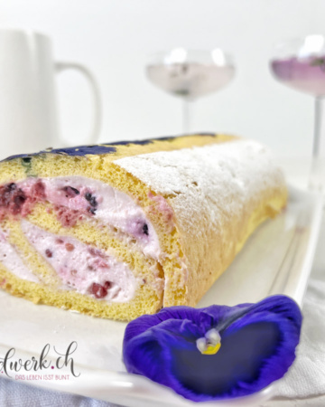 Beeren Roulade für den Muttertag