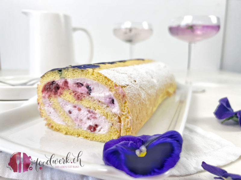 Beeren Roulade für den Muttertag