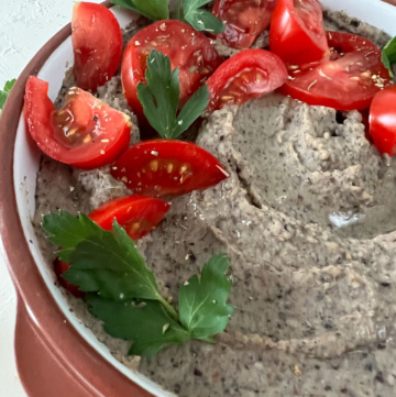 schwarzes Bohnen Hummus