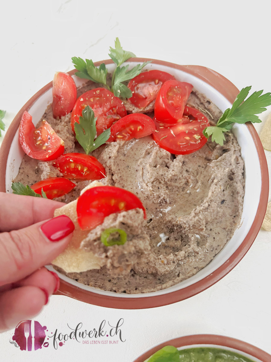 Schwarze Bohnen Hummus