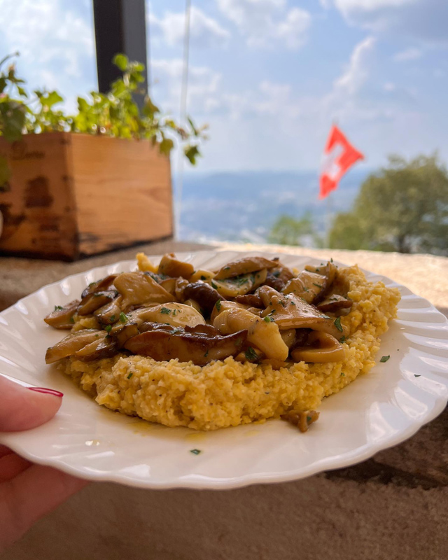 Polenta mit aussicht