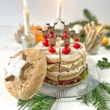 Party Brot mit Rentier Spiessen