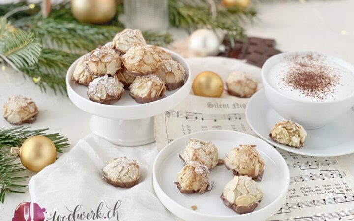 Marzipan Güpfi mit Schokolade