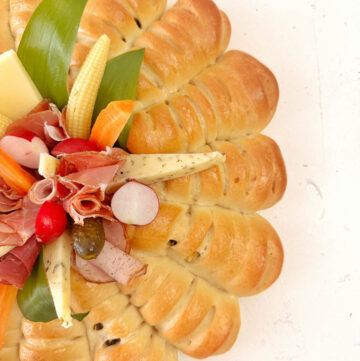 Bärlauch Kranz 9 Bärlauch Kranz mit Charcuterie von der Migros