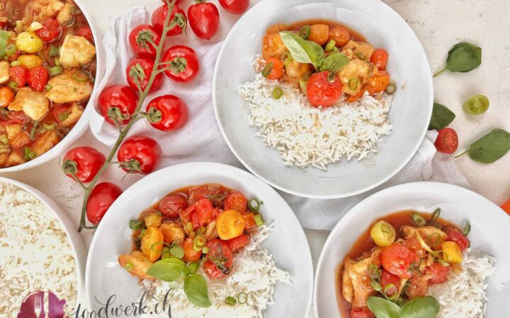 Tomaten Sweet and sour mit Tomaten aus der Region für die Region